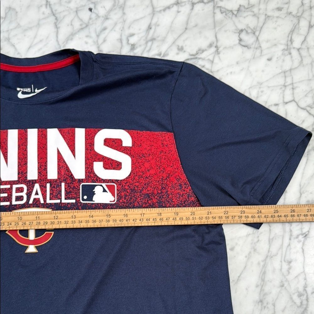 Nike Men’s Minnesota Twins Baseball DriFit T-Shirt MLB Athletic Cut Sz XL - Picture 5 of 8